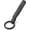 Black ,25mm Ti Ring, variant on Keychain Pocket Clip, Quick and Easy Access to Keys, Titanium Key Holder with Detachable Keyring, Gifts for Men Women