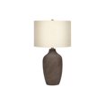 thumbnail image 4 of Monarch Specialties Lighting, 27"h, Table Lamp, Grey Ceramic, Beige Shade, Contemporary, 4 of 6