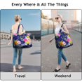thumbnail image 3 of Decorative Paisley Print Weekender Bohemian Chic Travel Duffel with Artistic Floral Pattern, Vintage Mala Inspired Design, 3 of 5