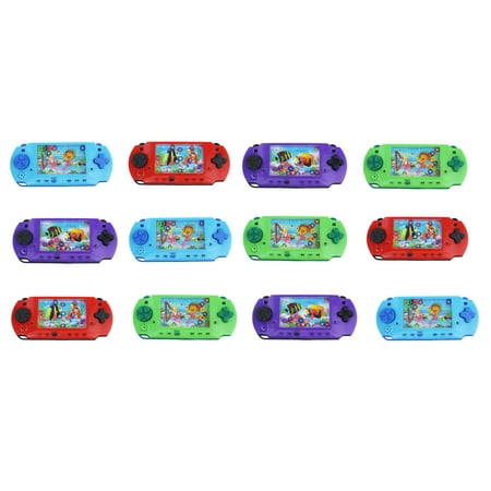 12 PCS Water Ring Game Gameboy Children's Kid's Toy Handheld Water Game (Colors May Vary) Fun party favor, goodie bag or stocking (Best Stocking Stuffer Games)