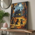 thumbnail image 6 of Ghosts Printable Wall Art, Halloween Art Print Downloadable, Spooky Bedroom Wall Decor Poster Trendy Wall Art Apartment Home Office Decor Black Cat Gifts Posters for Room Bedroom Living Room Bathroom, 6 of 7