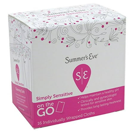 Feminine Cleansing Cloths for Sensitive Skin By Summer's Eve for Women Cloths - 16