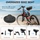 thumbnail image 5 of Asiento de bicicleta BLUEWIND sin nariz, extragrande, 33 x 23 cm, acolchado, 5 of 7