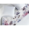 thumbnail image 2 of Spring Bed Runner, Anemone Flowers Leaves Abstract Watercolor Floral Art on Plain Back, Decorative Accent Bedding Scarf for Hotels Homes & Guest Rooms, King, Mauve Taupe and Blue Violet, by Ambesonne, 2 of 3