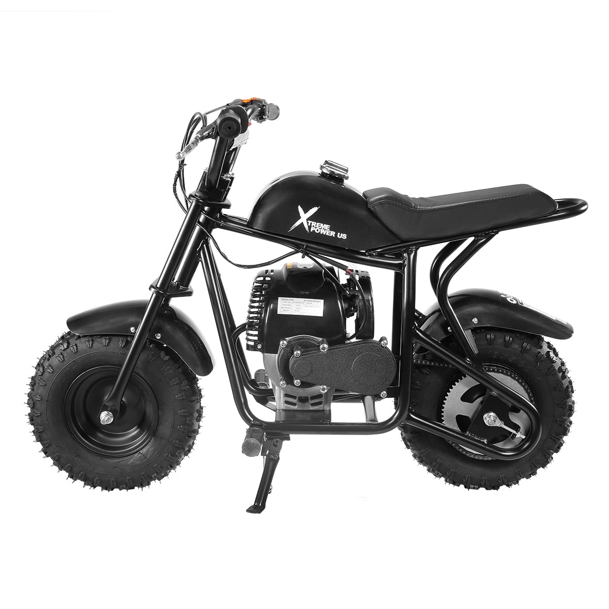 XtremepowerUS Mini Dirt Bike, 40cc Engine, Disc Brake, 165lbs Capacity, Black