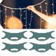 thumbnail image 5 of Almacenamiento De Luces Navideñas, Material ABS, 4 Piezas, Soporte Para Cable De Extensión, Verde Oscuro, 30 Cm De Longitud, Mango Lateral Para El Hogar ANGGREK Extension Cord Organizer, 5 of 8