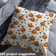 thumbnail image 2 of Homewish Halloween Pumpkin Child 01, Gothic Bat Spider Web Room Decor Fabric by the Yard, Kawaii Cartoon Sewing Fabric, Luxury Bedroom Decor, 2 of 6