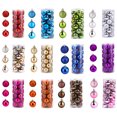 thumbnail image 2 of Teissuly 24 Pcs Christmas Tree Ornaments Christmas Ball Hanging Ornaments Christmas Ball Sets for Christmas Tree Holiday Decorations Teissuly WER202310163670, 2 of 9