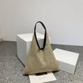 thumbnail image 7 of Jiibva Weave Shoulder Bag for Women Crossbody Bag Straw Shoulder Bag Bucket Handbags for Beach Holiday Shoulder Bags, 7 of 7