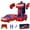 Red, variant on Spider RC Car Transform Robot, 2.4GHz Remote Control Spider Cars for Kids, Robot Toy Car W/One-Key Transformation, 360° Rotation, Auto Mode, Rechargeable Battery, Robot for Man Boys