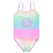 Bmagical Kids Girls 2 pack Bathing Suit, Childrens Printed Beach Swimwear