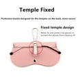 thumbnail image 2 of 1-Pack Fashionable Portable Eyeglass Case – Chic PU Leather Sunglasses Pouch, Durable and Cute Protective Bag for Eyewear TIKA, 2 of 3