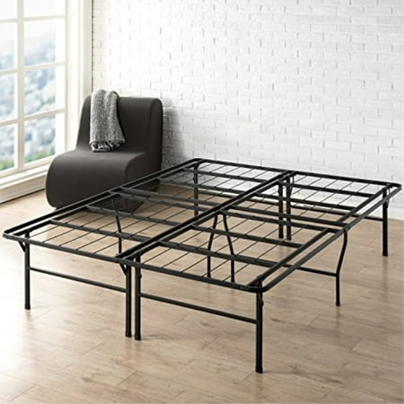 Best Price Mattress Full Bed Frame - 18 inch Metal Platform Beds w/Heavy Duty Steel Slat Mattress Foundation No Box Spring (Best Cheap Bed In A Box)