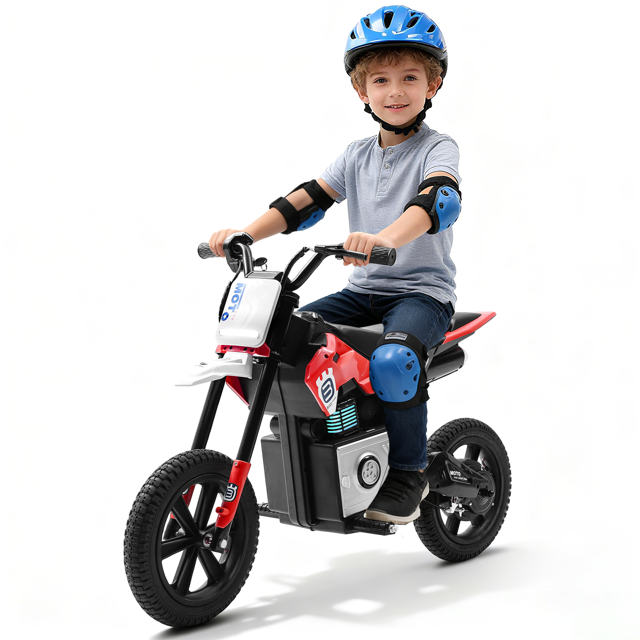 Mini Moto Eléctrica Infantil Honey Whale BDQ-6088 Rojo