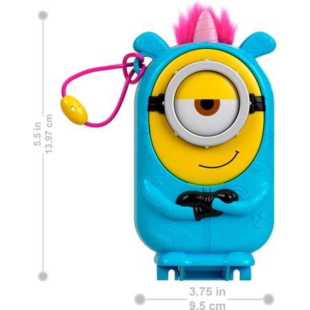 Polly Pocket Playset, Minions Compact with 9 Accessories, 1 Doll, 2 Minions and Unicorn Toy