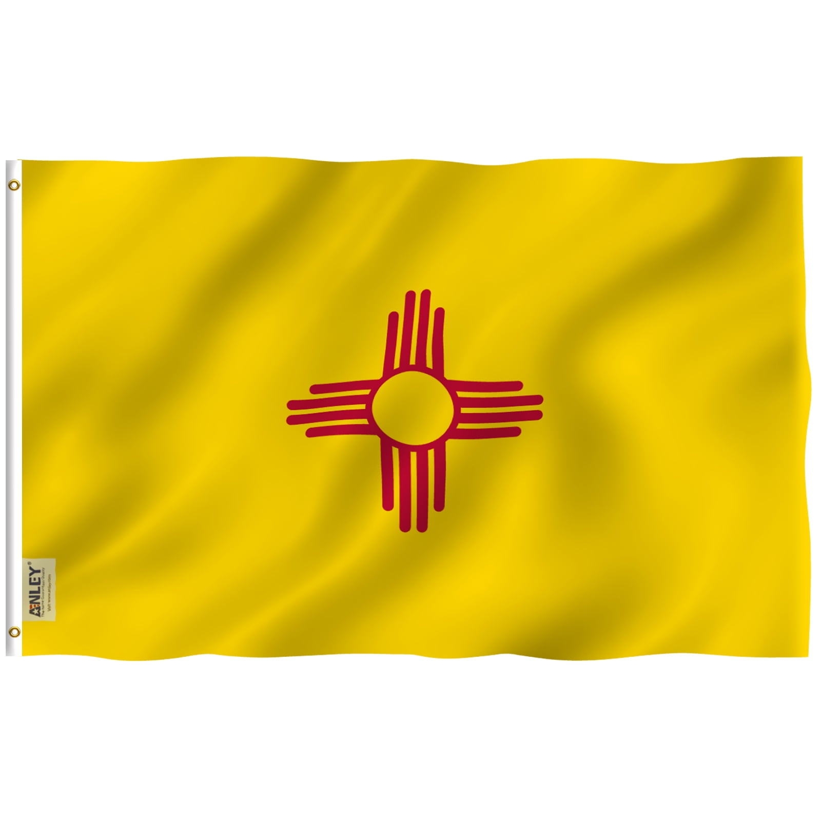 3x5 Nylon New Mexico State Flag New Mexico State Banner NM State Flag US Made 3x5 Nylon New Mexico State Flag New Mexico State Banner NM State Flag US Made