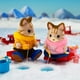 thumbnail image 4 of Calico Critters, Sandy Cat Family, Dolls, Dollhouse Figures, Collectible Toys, Premium, 3 inches, 4 of 5
