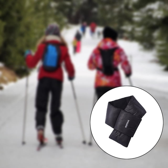 Bufanda Baja Bufanda A Prueba De Viento Bufandas Outdoor Bufanda Downeutdoor negro Sharpla Mujer abajo bufanda