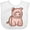 AA-White, variant on Inktastic Cute Little Pig Boys or Girls Baby Bib