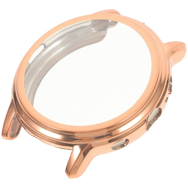SHISUYAN 1Pcs Étui de Protection pour Montre Tpu Résistant aux Rayures pour Hommes et Femmes Étui de Montre Or Rose
