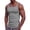 Light Gray #005, variant on Sexy Square Neck Workout Tank Tops for Men Spaghetti Strap Sleeveless Stretchy Ribbed Pullovers Muscle Tee Shirts, L