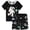 Black, variant on Yammkia Cotton Sleepwear for Boys Little Boys 2 Piece Short Pajamas Train Sleepwear Toddler Dinosaur Pjs Summer Kids Clothes Grey Size,3-4 Years