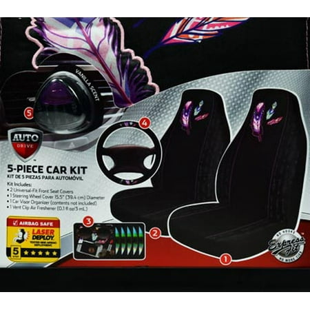 Auto Drive 5pc Purple Feather