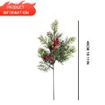 thumbnail image 3 of Panxico Grande Vente, Grunyia 6 Types de Pics de Sapin de Noël Artificiels avec Branches de Baies Rouges et Pic de Fleurs Parfaits pour la Décoration de Saison Festive et les Couronnes pour Illuminer Votre Esprit de Vacances, Liquidation, 3 of 9