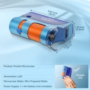 Pocket Microscope for Kids, Portable Handheld Microscope STEM Toy