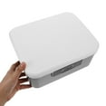 thumbnail image 3 of Lockable Storage Bin Outdoor Lock Box With Combination Lock Plastic Storage Container Organizer For Home Office School Travel Business, 3 of 7
