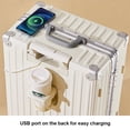 thumbnail image 5 of Maleta de viaje para hombre, gran capacidad, con ruedas universales, con puerto USB, para mujer, 20 pulgadas, 5 of 5