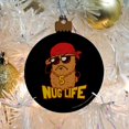 thumbnail image 5 of Nug Life Chicken Nugget Funny Humor Wood Christmas Tree Holiday Ornament, 5 of 7
