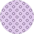 thumbnail image 1 of Ahgly Company Machine Washable Indoor Round Transitional Orchid Purple Area Rugs, 3' Round, 1 of 7
