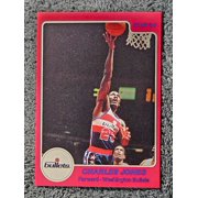 Collectible 1984 Star Charles Jones #190 Washington Bullets Basketball Card Washington Bullets NBA Basketball Trading Card