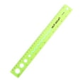 thumbnail image 3 of Qaailabf Flexible Rubber Plastic Ruler, Shatterproof Soft Ruler with Double Scale, 12 Inch, Bendable Straight Edge, Gradient Color, 1 Pack, 3 of 9