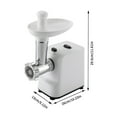 thumbnail image 2 of Electric Meat Grinder 1000W Meat Mincer Desktop Juicer Sausage Maker Food Grinder White, 2 of 12