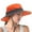 Orange, variant on HHei_K Sun Hat For Women UPF 50 UV Protection Wide Bucket Hat Cap For Summer Fishing Hiking Camping Garden Farming Outdoor Exercise