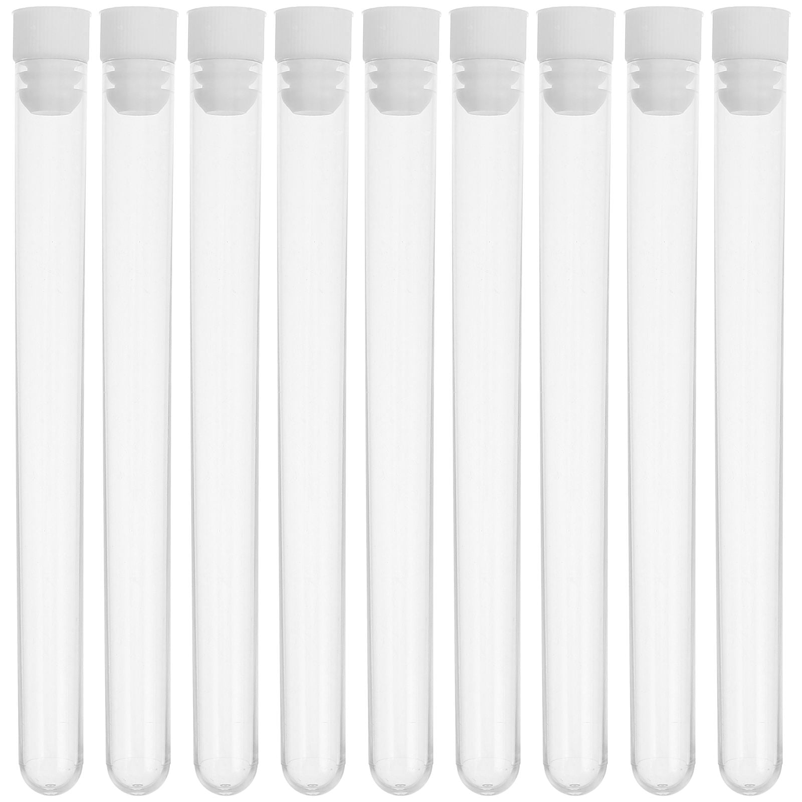 HEMOTON 100pcs Needle Container Sewing Needle Tubes Plastic Needle Case Needles Holder