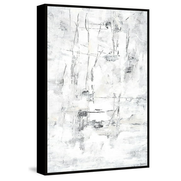 Parvez Taj Edge of Darkness Floater Framed Painting Print on Canvas