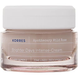 KORRES APOTHECARY WILD ROSE Intensive Moisturising Cream for Radiant Complexion - Dry Skin 40 ml Dermatologically Tested Vegan
