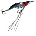 thumbnail image 1 of Señuelos de pesca para camarones de 8g con anzuelos hundidos VIB (espalda negra + cuerpo plateado), 1 of 3