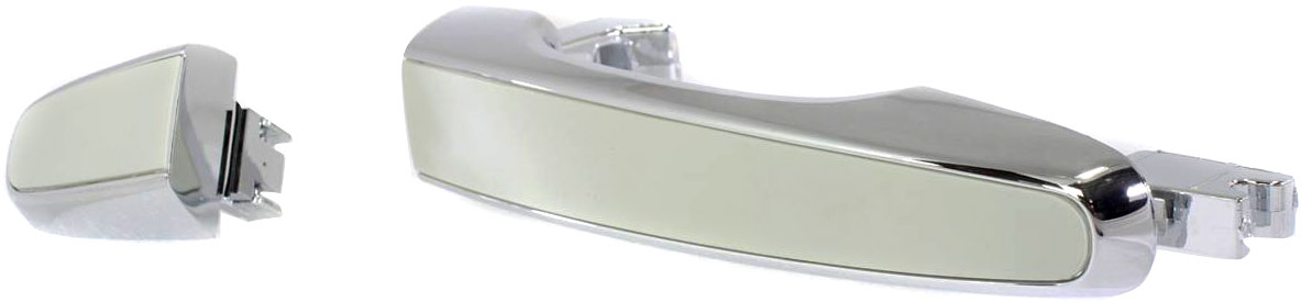 Replacement REPP491302C Exterior Door Handle Compatible with 2011-2013 Chevrolet Caprice 2008-2009 Pontiac G8 Rear, Left Driver Chrome