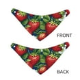 thumbnail image 6 of Kll Strawberry2 Dog Bandanas,Triangle Reversible Pet Scarf For Small Medium Large And Extra Large Dogs-Large, 6 of 8