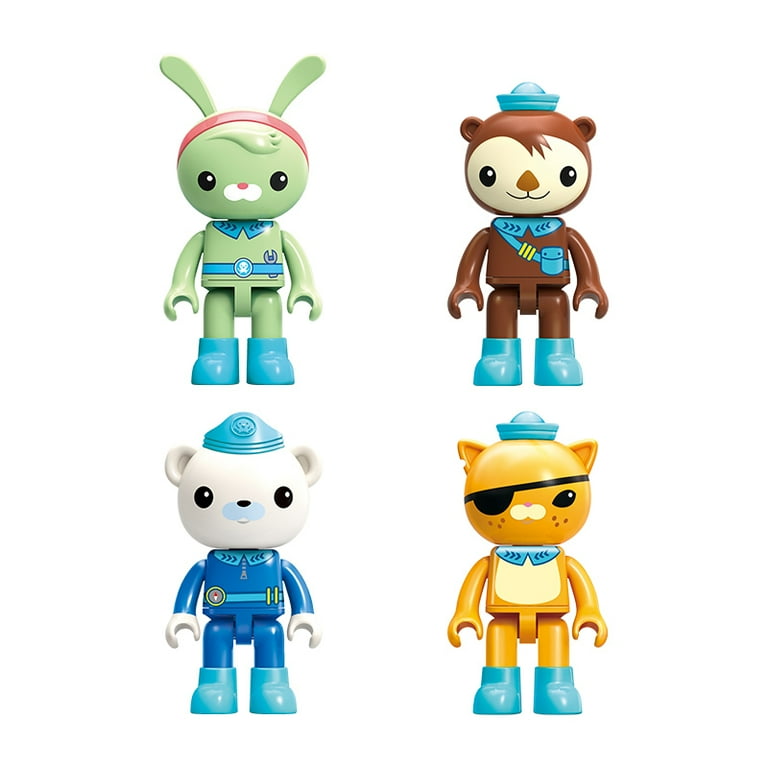 Octonauts Ocean Adventure Building Blocks - 275 Piece GUP-S Polar Exploration Vehicle With Barnacles & Kwazii