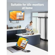 Lemorele Wireless HDMI Transmitter and Receiver, 5G HDMI VGA Wireless Transmission, Support Dual Screen Display, 164FT/50M 1080P HDMI Wireless Transmission 8 TX to 1RX