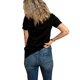 thumbnail image 4 of [Short Sleeve Crew Neck Top] Leaf Print T-shirt, Short Sleeve Crew Neck Casual Top For Summer & Spring, Women's Clothing, 4 of 6