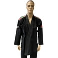 thumbnail image 2 of Woldorf USA BJJ Jiu Jitsu Uniform Black WF Logo Competition Uniform, Martial Arts, Fighting Uniform, Training Uniforms, Pre-Shrunk, Ultra Light Weight Uniforms Soft Fabric, 2 of 6