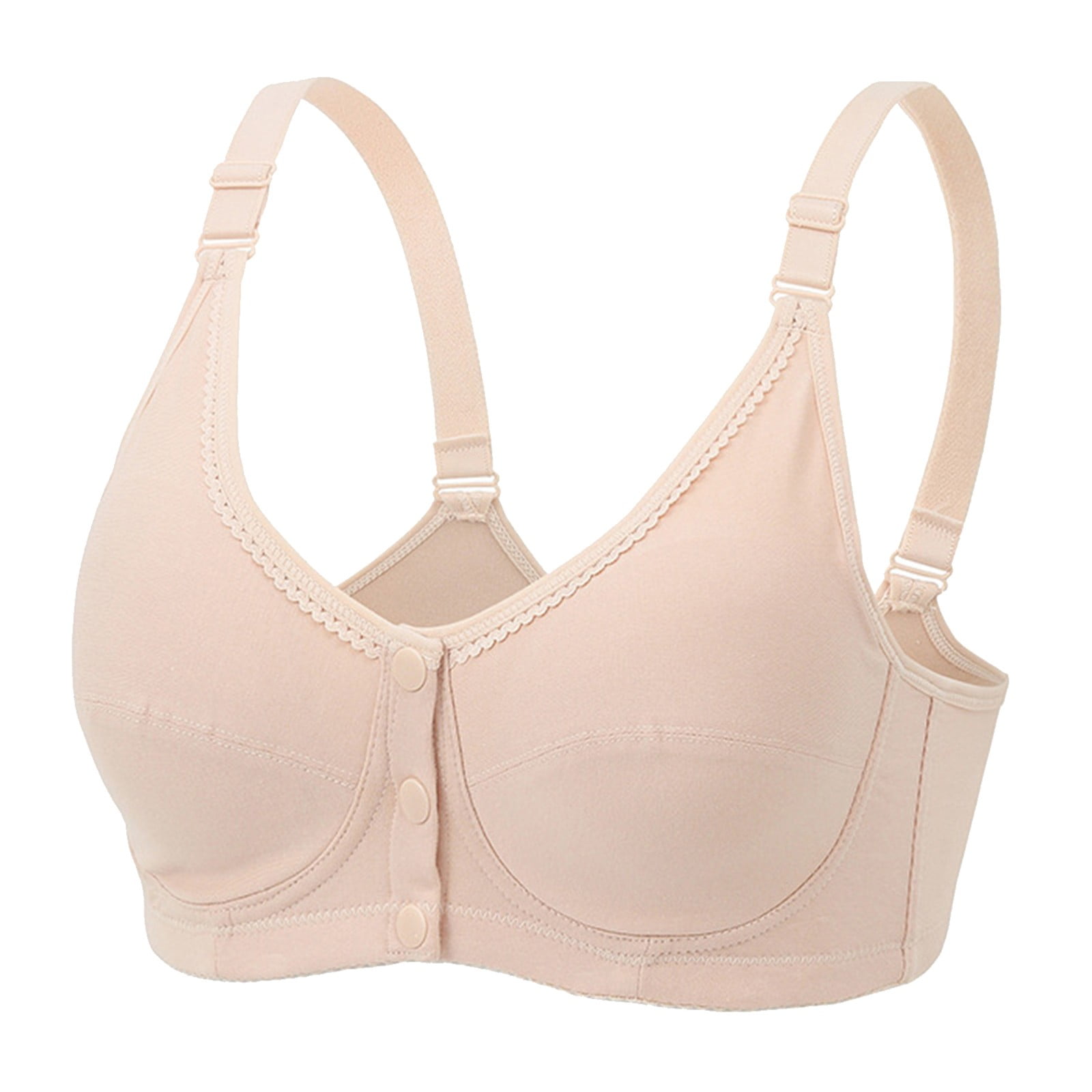 Pedort Strapless Bra For Big Busted Women Bras for Women Plus Size Shaping  Wirefree Without Steel Rim Tank Top Underwear Lace Patchwork Comfy Seamless  Sports Bras Beige,80 