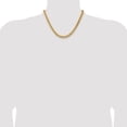 thumbnail image 4 of 14K Yellow Gold Curb Chain Styles Necklace 18 inch 7.3 mm Semi-Solid Miami Cuban with Lobster Clasp, 4 of 4