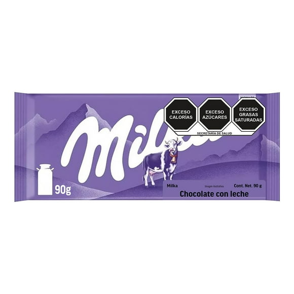 Chocolate con leche Milka Alpine 90 g